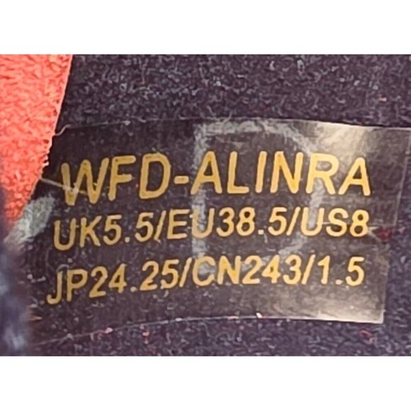 Ted Baker Red Suede High Heel Sandals Strappy Zipper Closure Size US 8 - Picture 7 of 16